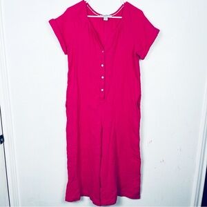 Tommy Bahama size XS pink crop jumpsuit